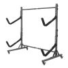 Bonnlo Kayak Stand Freestanding, Storage Rack for Two-Kayak, Canoe, Boat, Paddle Board, SUP, Surfboard for Indoor Outdoor Garage, Shed, Dock with Lockable Wheels Wide Adjustable Heavy Duty Holder view 1