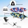 Bonnlo Kayak Stand Freestanding, Storage Rack for Two-Kayak, Canoe, Boat, Paddle Board, SUP, Surfboard for Indoor Outdoor Garage, Shed, Dock with Lockable Wheels Wide Adjustable Heavy Duty Holder view 3