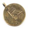 The Bead Chest Brass Ethiopian Royal Emblem Pendant (40x46mm) view 3
