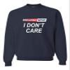 Go All Out 4X-Large Navy Adult Breaking News I Don't Care Sweatshirt Crewneck view 1