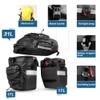HUNTVP Bike Bag Bike Pannier Bag 3 in 1 Rack Saddle Bag Backpack Rear Seat Bag Shoulder Bag Laptop Pannier Cargo Rack Bicycle Bag with Rain Cover (Black) view 3