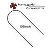 Replacement Wakeboard Tower Rack Bungie Cord Strap 106 inch with Pull Tab, Wake Tower Rack Parts, Fits Wakeboard, Wakesurf, Surfboard, Ski, Kneeboard, Length 106" view 3