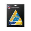 Rico Industries NFL Los Angeles Chargers Peg Pyramid Game, 4 x 4.5- view 3