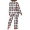Amazon Essentials Women's Flannel Long-Sleeve Button Front Shirt and Pant Pajama Set, Red Tartan, Large view 2