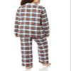Amazon Essentials Women's Flannel Long-Sleeve Button Front Shirt and Pant Pajama Set, Red Tartan, Large view 4