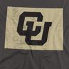 University of Colorado Official State of Colorado Unisex Adult T-Shirt, Charcoal, 3X-Large view 2