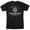 University of Colorado Official Circle Logo Unisex Adult T-Shirt, Black, 2X-Large view 1