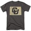University of Colorado Official State of Colorado Unisex Adult T-Shirt, Charcoal, 5X-Large view 1