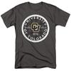 University of Colorado Official Plaid Badge Unisex Adult T-Shirt, Charcoal, 3X-Large view 1