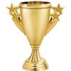 Crown Awards Gold Cup Trophy, 5 1/4" Gold Starburst Achievement Trophy On Real Marble Base, 10 Pack Prime view 3