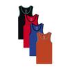 Buyless Fashion Boys Scoop Neck Tagless Undershirts Soft Cotton Tank Top (4 Pack) 7-8 view 2
