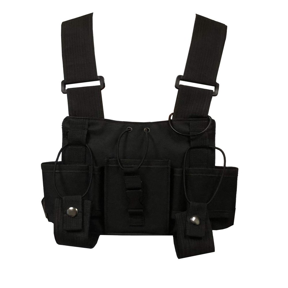 Wireless PROTECH MOLLE Advanced Tactical Chest Vest with Adjustable Pockets