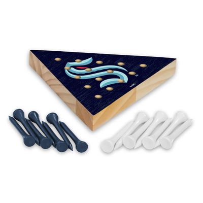 Rico Industries NHL Seattle Kraken Peg Pyramid Game