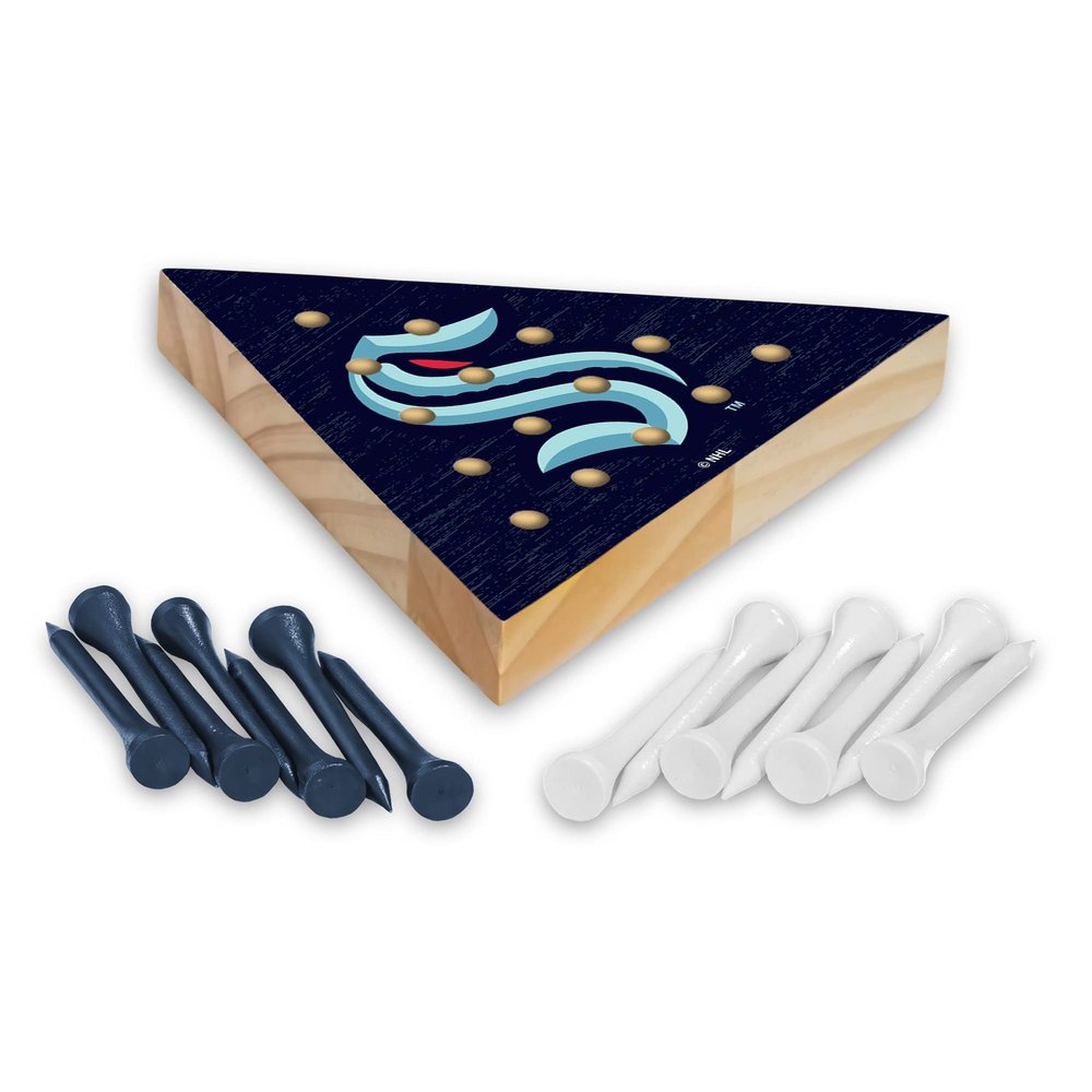 Rico Industries NHL Seattle Kraken Peg Pyramid Game