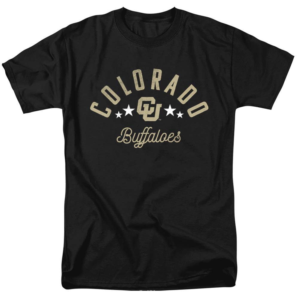 University of Colorado Official Buffaloes Unisex Adult T-Shirt, Black, 4X-Large