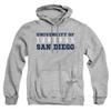 University of San Diego Official Between The Lines Unisex Adult Pull-Over Hoodie,Athletic Heather, 2X-Large view 1