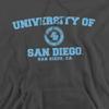 University of San Diego Official Circle Logo Unisex Adult Pull-Over Hoodie,Charcoal, 2X-Large view 2
