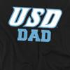 University of San Diego Official Dad Unisex Adult T-Shirt, Black, 4X-Large view 2