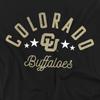 University of Colorado Official Buffaloes Unisex Adult T-Shirt, Black, 3X-Large view 2