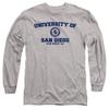 University of San Diego Official Circle Logo Unisex Adult Long-Sleeve T Shirt,Athletic Heather, X-Large view 1