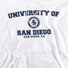 University of San Diego Official Circle Logo Unisex Adult Pull-Over Hoodie,White, X-Large view 2