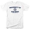 University of San Diego Official Circle Logo Unisex Adult T-Shirt, White, 5X-Large view 1