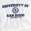 University of San Diego Official Circle Logo Unisex Adult T-Shirt, White, 5X-Large view 2