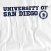 University of San Diego Official Block Text Unisex Adult T-Shirt, White, 5X-Large view 2