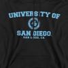 University of San Diego Official Circle Logo Unisex Adult Pull-Over Hoodie,Black, 2X-Large view 2
