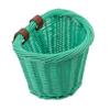 Bike Basket, Little Box Made by Willow for Bicycle, Arts and Crafts. (Green) view 2