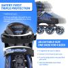 Nattork Adjustable Blades Roller Skates for Adults Women and Men,Outdoor & Indoor Black Inline Skates for Kids,Boys,Beginners, Men Size 9.5 10.5 11 12 view 3