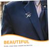 1pc Elegant Crystal Brooch for Women Versatile Alloy Breastpin Jewelry for Parties Anniversaries and Special Occasions view 3