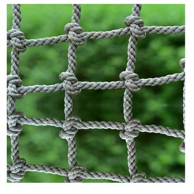 Cargo Climbing Net Outdoor Rope Ladder Safety Climb Nylon Garden Tree House Nest Hammock Swing Safety Climbing Frame Climb Rope Netting for Kids Net Dia 10mm (Size : 2X6m/6.6X19.69ft)