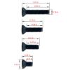 JooFn QD Swivel Mount Base Kits with 4 Screws + 1 Nut + 1 Wrench view 3