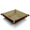 2 Years Anniversary Traditional Cotton Gift, 2nd Wedding Anniversary, Engraved Cotton Organization Jewelry Tray view 2