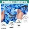 ZHhan Camo Netting Bulk Roll Camouflage Net Military Nets Lightweight Durable Without Grid for Hunting Military Decoration Sunshade(Blue,1.5X10M4.9ft x 32.8ft) view 2