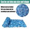 ZHhan Camo Netting Bulk Roll Camouflage Net Military Nets Lightweight Durable Without Grid for Hunting Military Decoration Sunshade(Blue,1.5X10M4.9ft x 32.8ft) view 3