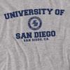 University of San Diego Official Circle Logo Unisex Adult T-Shirt, Athletic Heather, 5X-Large view 2
