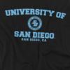 University of San Diego Official Circle Logo Unisex Adult T-Shirt, Black, 4X-Large view 2