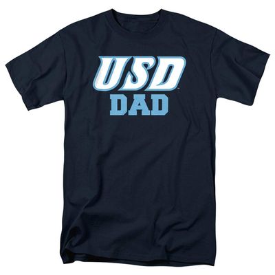 University of San Diego Official Dad Unisex Adult T-Shirt, Navy, 4X-Large