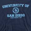 University of San Diego Official Circle Logo Unisex Adult Pull-Over Hoodie,Navy, 2X-Large view 2