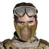 Yzpacc Airsoft Mask with Goggles, Foldable Half Face Airsoft Mesh Mask with Ear Protection for Paintball Shooting Cosplay CS Game view 4
