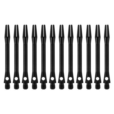 BESPORTBLE Shaft for 2BA Aluminium Alloy Stems 45mm Standard Shaft 12Pcs Replacement Accessories and Flights