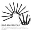BESPORTBLE Shaft for 2BA Aluminium Alloy Stems 45mm Standard Shaft 12Pcs Replacement Accessories and Flights view 4