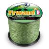 Frwanf Braided Fishing Line 4 Strands Super Strong PE Fishing String ExtremePower Fishing Braid Line for Saltwater and Fresh Water 30LB Test 100M/109Yards Black and Yellow view 1