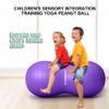 Anti-Burst Peanut Ball  High Weight Capacity Exercise Ball for Birth, Yoga, Pilates & Physical Therapy, Eco-Friendly PVC Fitness Ball for Kids & Adults, Includes Pump31.5x15.7inch (80x40cm)Purple) view 4