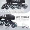 Nattork Adjustable Blades Roller Skates for Adults Women and Men,Outdoor & Indoor Black Inline Skates for Kids,Boys,Beginners, Men Size 9.5 10.5 11 12 view 4