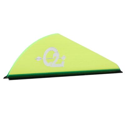 Q2i Archery 2 inch Rapt-X Vanes 50 Pack-Green