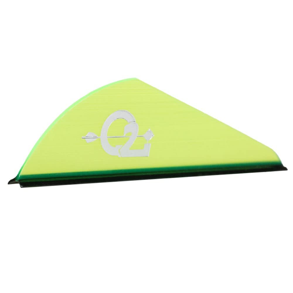 Q2i Archery 2 inch Rapt-X Vanes 50 Pack-Green