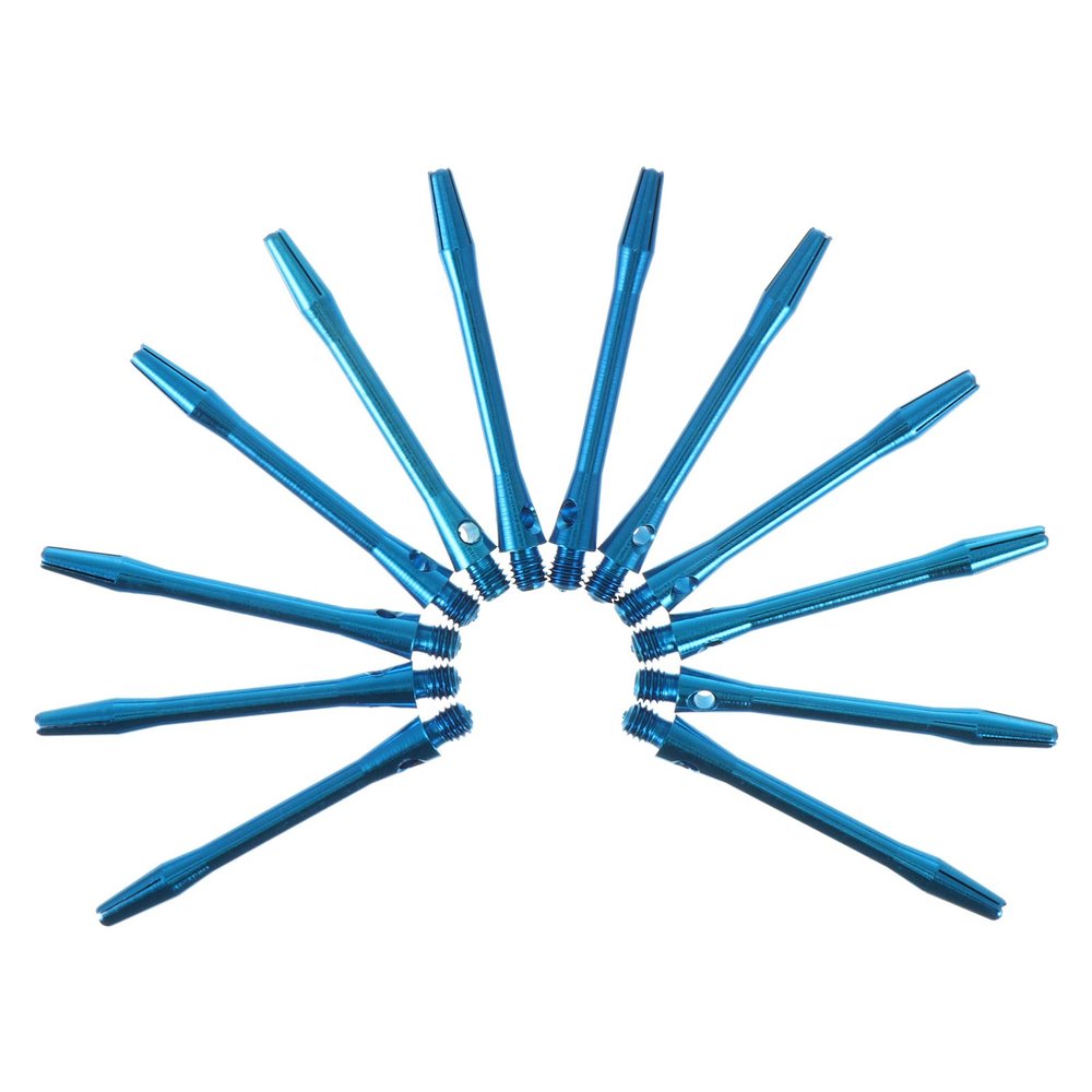BESPORTBLE 12Pcs 2BA Shafts 45mm Aluminum Shafts Stems Throwing Fitting Darts Accessories
